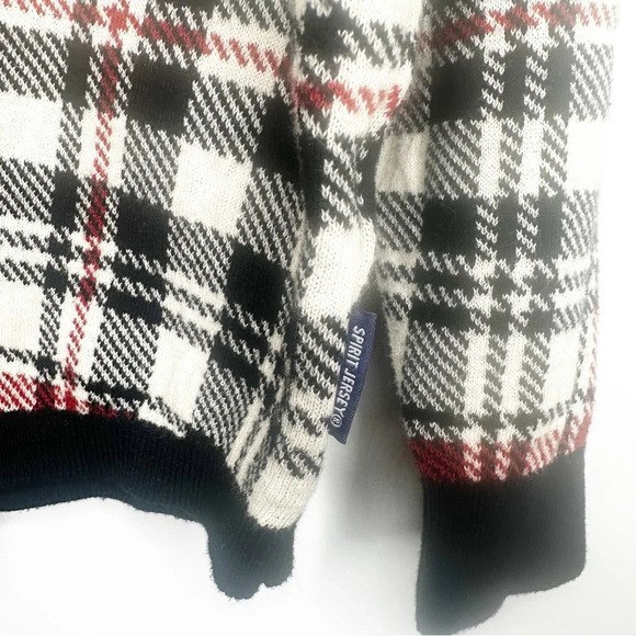 Disney Spirit Jersey - Holiday Mickey Plaid Sweater - LARGE - Picture 2 of 4